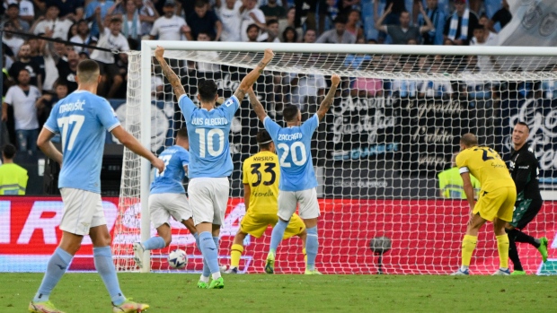 Lazio celebrates