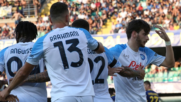 Napoli Celebrates, The Canadian Press Napoli Celebrates