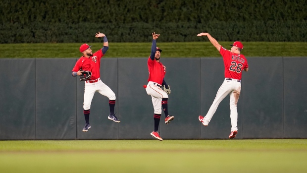 Minnesota Twins celebrate, The Canadian Press Minnesota Twins celebrate