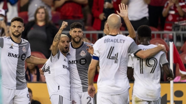 Toronto FC Celebrates, The Canadian Press Toronto FC Celebrates