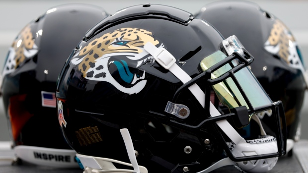 Jacksonville Jaguars helmet 