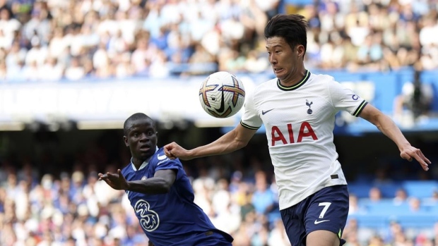 N'Golo Kante and Son Heung-min, The Canadian Press N'Golo Kante and Son Heung-min