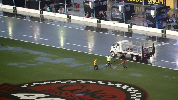 NASCAR Cup race at Daytona rained out, moved to Sunday