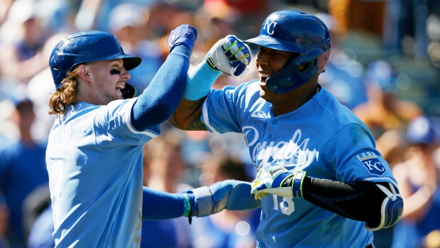 Bobby Witt Jr Salvador Perez, The Canadian Press Bobby Witt Jr Salvador Perez