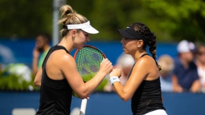 Canada's Dabrowski wins second straight title in women's doubles tennis