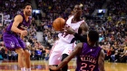 Schroder drives past Williams