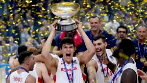 Spain wins EuroBasket title, topping France for gold