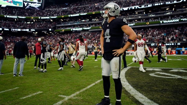 Derek Carr, The Canadian Press Derek Carr