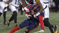 Lewis breaks 1000-yard mark on game-winning TD in Alouettes' 23-16 win over Ticats Article Image 0