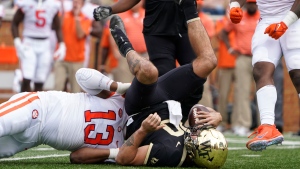 No. 5 Clemson hangs on, tops No. 21 Wake Forest in OT