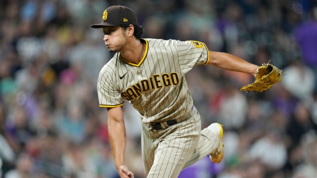 Darvish earns 16th win, Padres gain ground in wild-card race