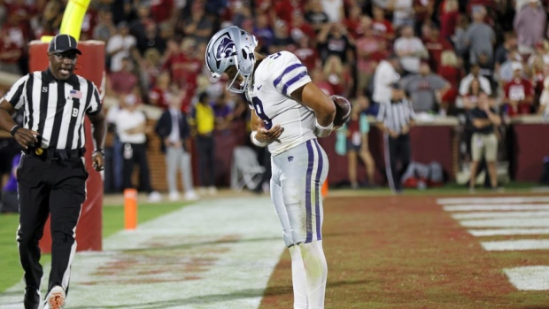 Kansas State leads No. 6 Oklahoma the whole way in win