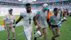 Dolphins say Tagovailoa not in concussion protocol