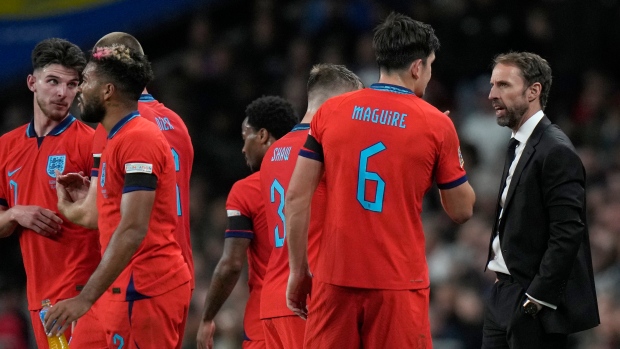 Gareth Southgate and Harry Maguire, The Canadian Press Gareth Southgate and Harry Maguire
