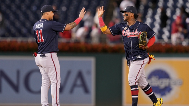 Orlando Arcia and Ronald Acuna Jr., The Canadian Press Orlando Arcia and Ronald Acuna Jr.
