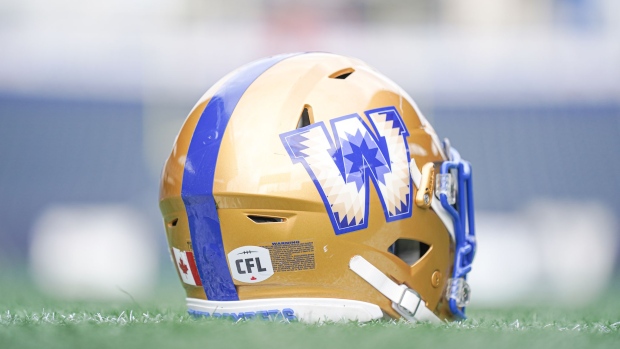 Winnipeg Blue Bombers helmet 