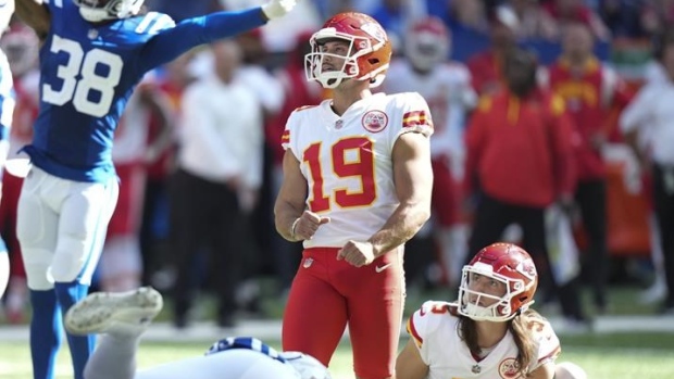Harrison Butker, The Canadian Press Harrison Butker
