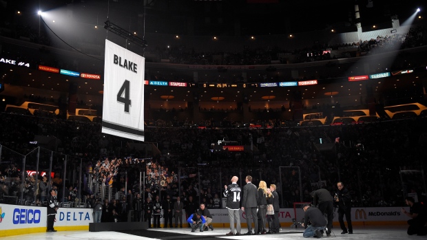 Blake's number retired by Kings