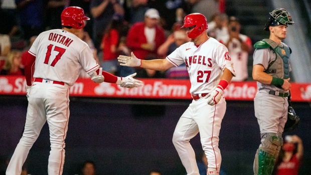 Mike Trout, Shohei Ohtani, The Canadian Press Mike Trout, Shohei Ohtani