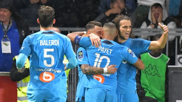 Marseille celebrates , Getty Images Marseille celebrates