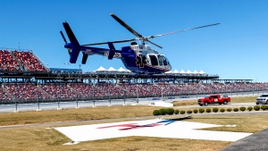 Anderson airlifted from Talladega with burns from crash in Trucks race