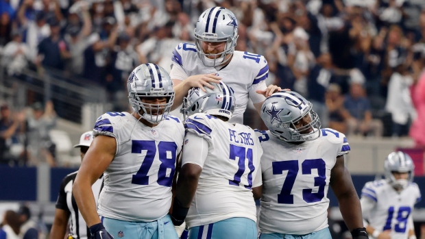 Dallas Cowboys Celebrate, The Canadian Press Dallas Cowboys Celebrate