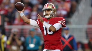 Report: 49ers' Garoppolo doesn't need surgery, could return this season