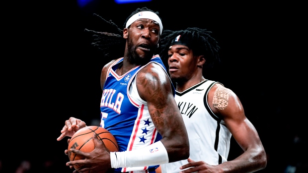 Day'Ron Sharpe Montrezl Harrell, The Canadian Press Day'Ron Sharpe Montrezl Harrell