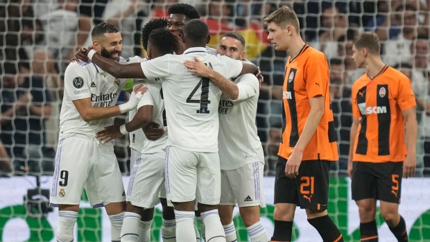 Real Madrid Celebrates, The Canadian Press Real Madrid Celebrates
