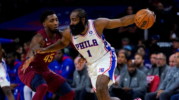 Donovan Mitchell James Harden, The Canadian Press Donovan Mitchell James Harden