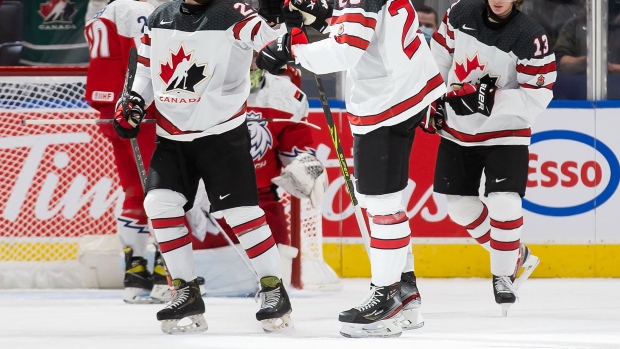 Hockey Canada sponors on boards