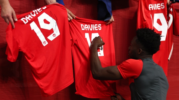 Alphonso Davies , Getty Images Alphonso Davies
