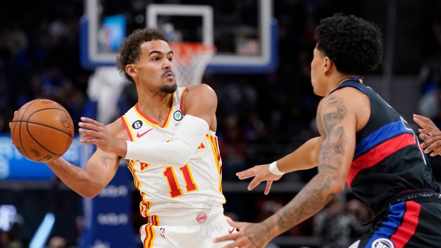 Atlanta Hawks guard Trae Young, The Canadian Press Atlanta Hawks guard Trae Young