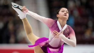 Japan's Watanabe wins women's gold at Skate Canada