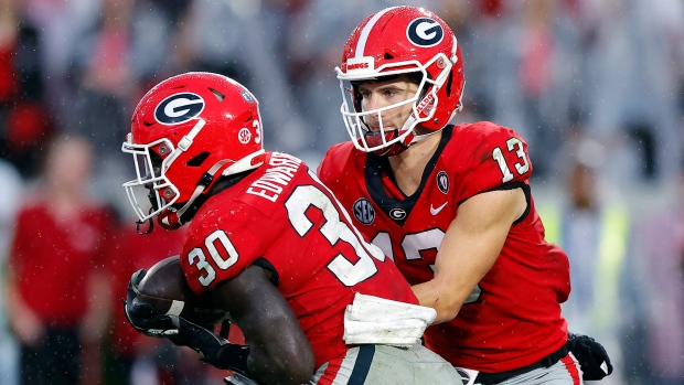 Stetson Bennett and Daijun Edwards, Getty Images Stetson Bennett and Daijun Edwards