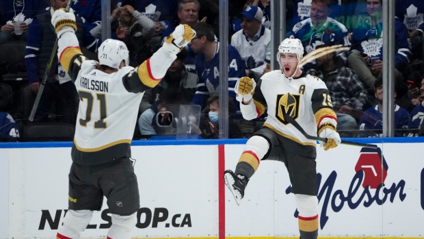 But de Riley Smith en prolongation Golden Knights de Vegas Maple Leafs de Toronto