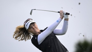 Canada's Henderson plans to play in LPGA season finale despite injured back