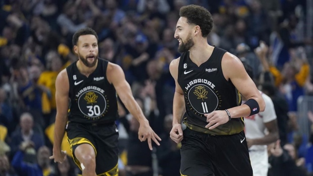 Steph Curry Klay Thompson, The Canadian Press Steph Curry Klay Thompson