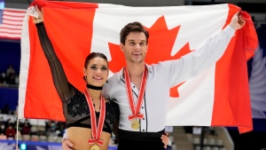 Fournier Beaudry and Soerensen capture first Grand Prix ice dance victory 