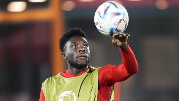 Alphonso Davies, The Canadian Press Alphonso Davies