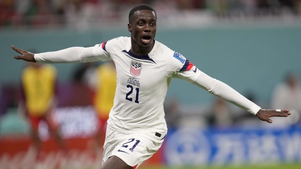 Timothy Weah, The Canadian Press Timothy Weah