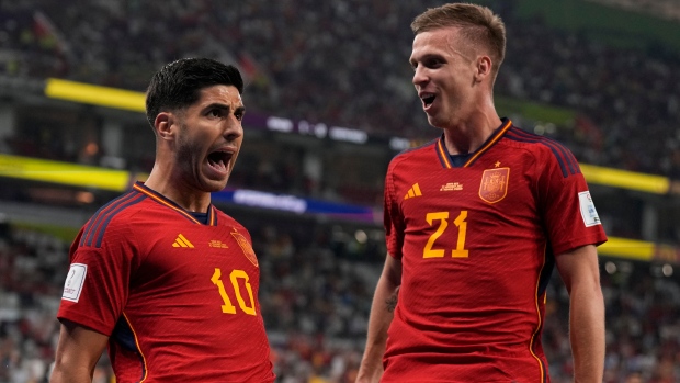 Marco Asensio Dani Olmo, The Canadian Press Marco Asensio Dani Olmo