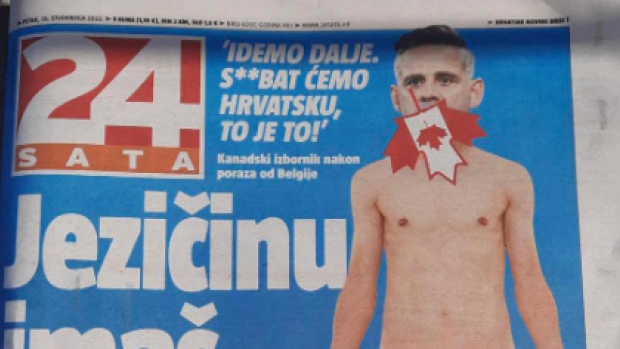 Croatian tabloid takes aim at Herdman after post-game comment