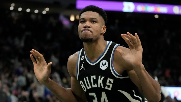 Giannis Antetokounmpo, The Canadian Press Giannis Antetokounmpo