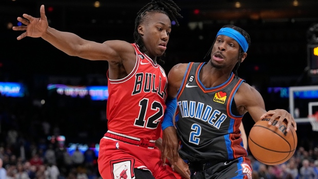 Ayo Dosunmu (12) Shai Gilgeous-Alexander (2), The Canadian Press Ayo Dosunmu (12) Shai Gilgeous-Alexander (2)
