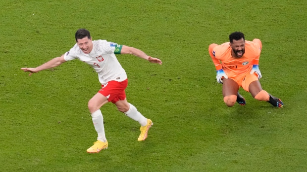 Robert Lewandowski, The Canadian Press Robert Lewandowski