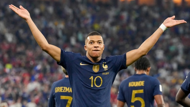Kylian Mbappe, The Canadian Press Kylian Mbappe