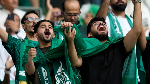 Saudi Arabia Fans, The Canadian Press Saudi Arabia Fans