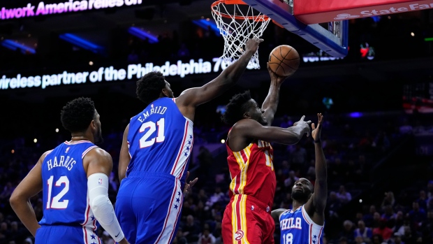 Embiid returns from injury, powers 76ers past Hawks