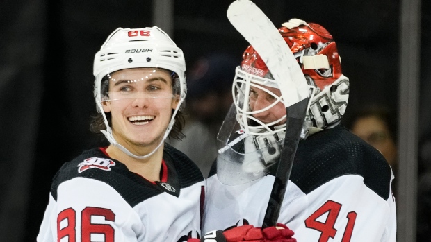 Jack Hughes Vitek Vanecek, The Canadian Press Jack Hughes Vitek Vanecek